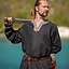 Tunic Hilmar, herringbone, black - Celtic Webmerchant