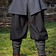 Epic Armoury Rusvik byxa Ull, fiskbensmönster, svart - Celtic Webmerchant