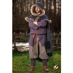 Rusvik broek Ull, vissegraatmotief, lichtbruin - Celtic Webmerchant