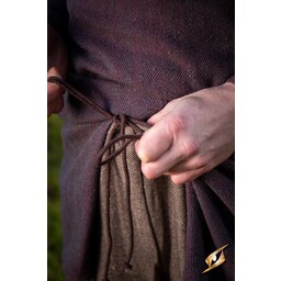 Rusvik broek Ull, vissegraatmotief, lichtbruin - Celtic Webmerchant