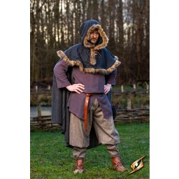 Rusvik broek Ull, vissegraatmotief, lichtbruin - Celtic Webmerchant
