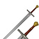 Mytholon Espada larga LARP Corazón de León - Celtic Webmerchant
