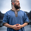 Celtic tunic, short sleeves, light blue - Celtic Webmerchant
