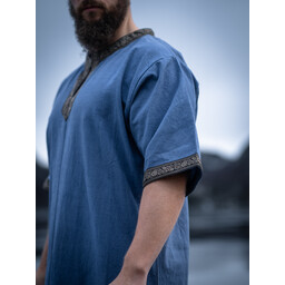 Celtic tunic, short sleeves, light blue - Celtic Webmerchant