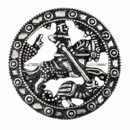 Medieval brooch St George - Celtic Webmerchant