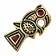 Broszka z frankońskim ptakiem - Celtic Webmerchant