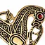 Viking horse brooch, left - Celtic Webmerchant