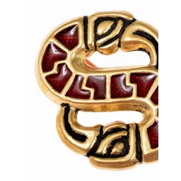S-formet Longobard fuglebroche - Celtic Webmerchant