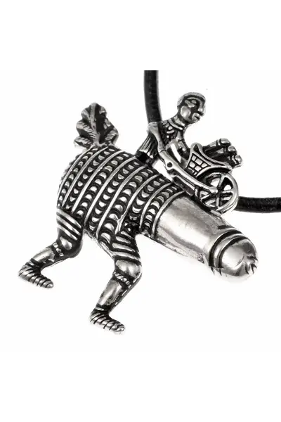 Pilgrimsmærke fallus med trillebør - Celtic Webmerchant