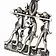 Pilgrim badge phallic procession - Celtic Webmerchant