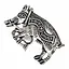 Pilgrim badge pig with bagpipes - Celtic Webmerchant
