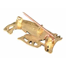 Pilgerabzeichen Schwein mit Dudelsack - Celtic Webmerchant