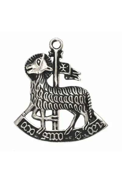 Pilgrim badge Agnus Dei - Celtic Webmerchant