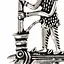 Distintivo medievale 'dottore scimmia' - Celtic Webmerchant