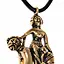Medieval pendant Aristotle and Phyllis - Celtic Webmerchant