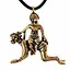 Medieval pendant Aristotle and Phyllis - Celtic Webmerchant