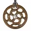 Pendentif disque mérovingien avec croix soleil - Celtic Webmerchant