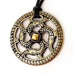 Germański wisiorek w kształcie dysku z krzyżem słonecznym - Celtic Webmerchant
