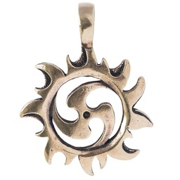 Wisiorek triskelion ze słońcem - Celtic Webmerchant