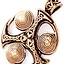 Celtycki wisiorek triskelion ze spiralami - Celtic Webmerchant