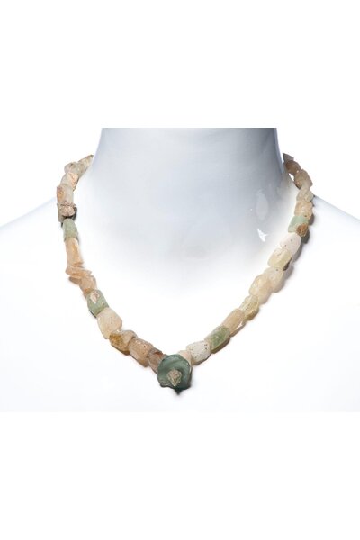 Cuentas de vidrio para collar vikingo, colores pastel - Celtic Webmerchant