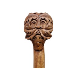 Houten wandelstok Green Man - Celtic Webmerchant
