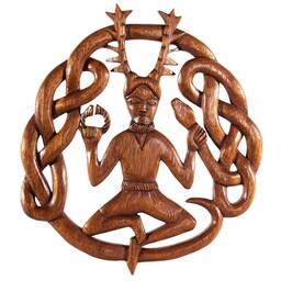 Rzeźba w drewnie Cernunnos - Celtic Webmerchant