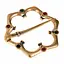 Fibule médiévale avec incrustation de verre - Celtic Webmerchant