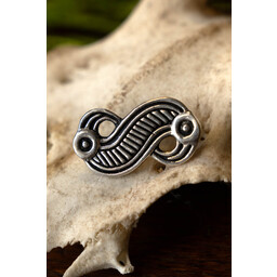 Fibule aigle franc, couleur argent - Celtic Webmerchant