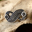 Frank eagle fibula, silverfärg - Celtic Webmerchant