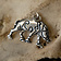 Celtic pendant Knocknagael boar silvered - Celtic Webmerchant