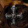 Cuthbert Kreuz, versilbert - Celtic Webmerchant