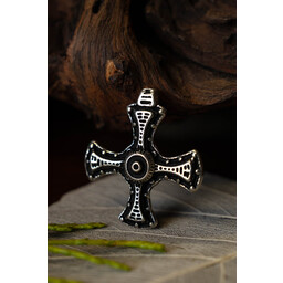 Cuthbert Kreuz, versilbert - Celtic Webmerchant