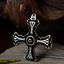 Cuthbert Kreuz, versilbert - Celtic Webmerchant