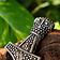 Thors hammer Oland, forsølvede - Celtic Webmerchant