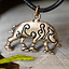 ciondolo celtica Knocknagael cinghiale in bronzo - Celtic Webmerchant