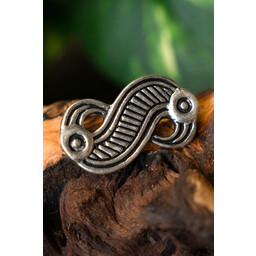 Fibule aigle franc, couleur argent - Celtic Webmerchant