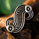 Frank eagle fibula, silverfärg - Celtic Webmerchant