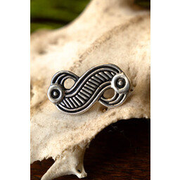 Fibule aigle franc, couleur argent - Celtic Webmerchant