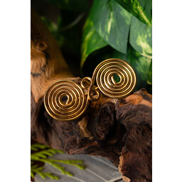Spiral formad glasögon fibula - Celtic Webmerchant