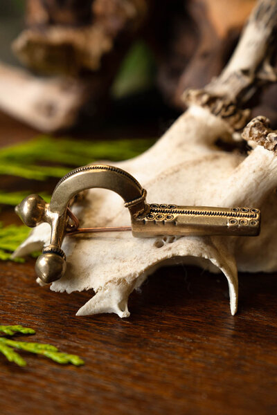 Romersk armbrøst fibula, bronze - Celtic Webmerchant