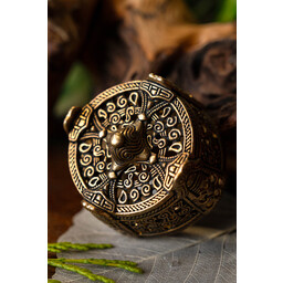 Viking bębna broszka duża - Celtic Webmerchant