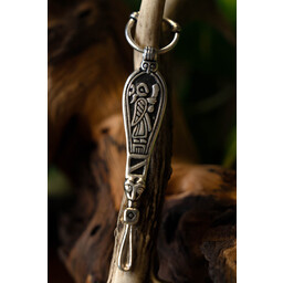 Birka Viking oorlepel, graf 507, verzilverd - Celtic Webmerchant