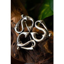 Roman Trompete Fibula, versilbert - Celtic Webmerchant