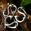 Roman Trompete Fibula, versilbert - Celtic Webmerchant