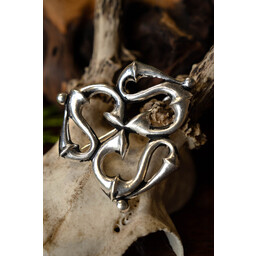 Roman Trompete Fibula, versilbert - Celtic Webmerchant