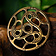 Trisquelion amuleto Vendel estilo, bronce - Celtic Webmerchant