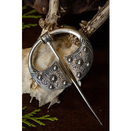 Gælisk broche Ballyspellan, forsølvede - Celtic Webmerchant