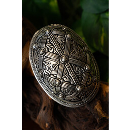 Shield broche Oseberg, forsølvede, pris per styk - Celtic Webmerchant
