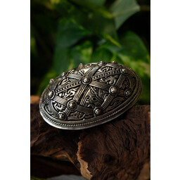 Schild Brosche Oseberg, versilbert, Preis pro Stück - Celtic Webmerchant